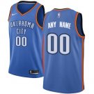 Youth Oklahoma City Thunder Blue Custom Name Swingman Jersey