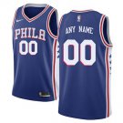 Youth Philadelphia 76ers Blue Custom Name Swingman Jersey