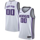Youth Sacramento Kings White Swingman Custom Name Jersey