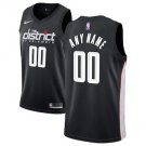 Youth Washington Wizards Black Swingman Custom Name Jersey City Edition