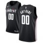 Youth Washington Wizards Black Swingman Custom Name Jersey City Edition