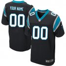 Men's Carolina Panthers Customized Elite Black Team Color Jersey