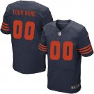 Men's Chicago Bears Customized Elite Navy Blue 1940s Throwback Alternate Jersey