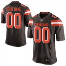 Men's Cleveland Browns Customized Elite Brown Team Color Jersey