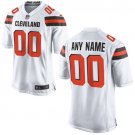 Men's Cleveland Browns Customized Limited White Jersey