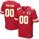 Men's Kansas City Chiefs Customized Elite Red Team Color Jersey