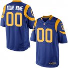Men's Los Angeles Rams Customized Limited Royal Blue Alternate Jersey