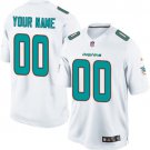 Men's Miami Dolphins Customized Limited White Jersey