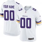 Men's Minnesota Vikings Customized Limited White Jersey