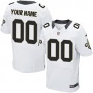 Men's New Orleans Saints Customized Elite White Jersey