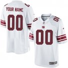 Men's New York Giants Customized Limited White Jersey