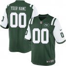 Men's New York Jets Customized Limited Green Team Color Jersey