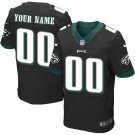 Men's Philadelphia Eagles Customized Elite Black Alternate Jersey