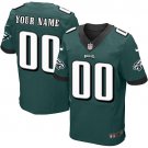 Men's Philadelphia Eagles Customized Elite Midnight Green Team Color Jersey