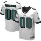 Men's Philadelphia Eagles Customized Elite White Jersey