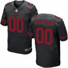 Men's San Francisco 49ers Customized Elite Black Jersey
