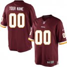 Men's Washington Redskins Customized Limited Burgundy Red Team Color Jersey