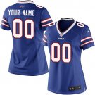 Women's Buffalo Bills Customized Limited Royal Blue Team Color Jersey