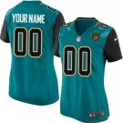 Women's Jacksonville Jaguars Customized Elite Teal Green Team Color Jersey