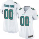 Women's Miami Dolphins Customized Elite White Jersey