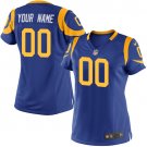 Women's Los Angeles Rams Customized Elite Royal Blue Alternate Jersey