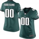Women's Philadelphia Eagles Customized Elite Midnight Green Team Color Jersey
