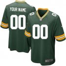 Youth Green Bay Packers Customized Elite Green Team Color Jersey