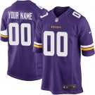 Youth Minnesota Vikings Customized Elite Purple Team Color Jersey