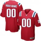 Youth New England Patriots Customized Limited Red Alternate Jersey