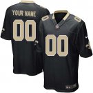 Youth New Orleans Saints Customized Limited Black Team Color Jersey