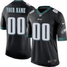 Youth Philadelphia Eagles Customized Limited Black Alternate Jersey