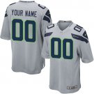 Youth Seattle Seahawks Customized Limited Grey Alternate Jersey