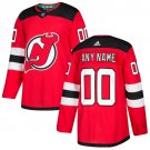 Men's Authentic Red Home Hockey Jersey New Jersey Devils Customized Name
