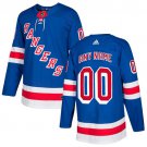 Men's Authentic Royal Blue Home Hockey Jersey New York Rangers Customized Name