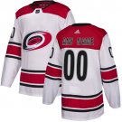 Men's Authentic White Home Hockey Jersey Carolina Hurricanes Customized Name