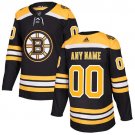 Men's Premier Black Home Hockey Jersey Boston Bruins Customized Name