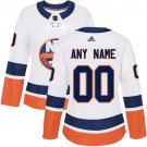 Women Authentic White Alternate Hockey Jersey New York Islanders Customized