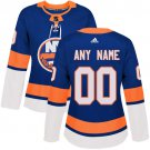 Women Navy BLue Alternate Hockey Jersey New York Islanders Customized