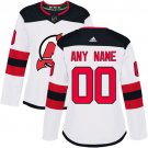Women's Authentic White Home Hockey Jersey New Jersey Devils Customized