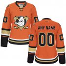 Women's Premier Orange Third Hockey Jersey Anaheim Ducks Customized