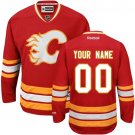 Women's Premier Red Alternate Hockey Jersey Calgary Flames Customized