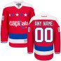 Women's Washington Capitals Customized Red Alternate Hockey Jersey