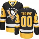 Youth Authentic Black Gold Third Hockey Jersey Pittsburgh Penguins Customized