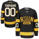 Youth Authentic Black Hockey Jersey Boston Bruins Customized