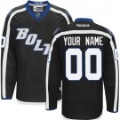 Youth Authentic Black Third hockey Jersey Tampa Bay Lightning Customized
