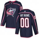Youth Authentic Blue Home Hockey Jersey Columbus Blue Jackets Customized