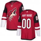 Youth Authentic Burgundy Red Home Hockey Jersey Arizona Coyotes Customized
