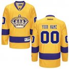 Youth Authentic Gold Third Hockey Jersey Los Angeles Kings Customized
