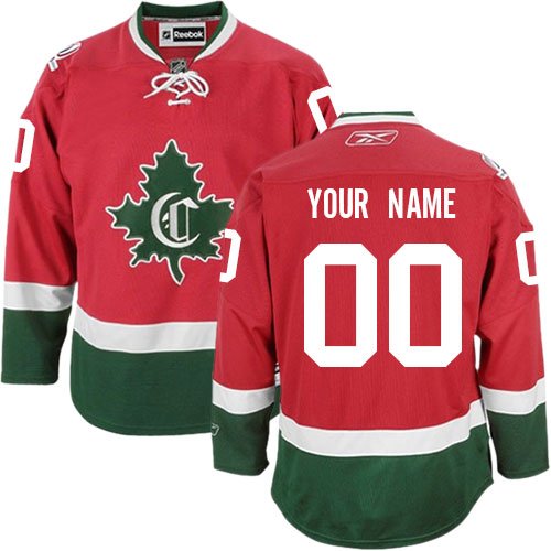 Youth Authentic Red Third Hockey Jersey Montreal Canadiens Customized New CD