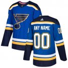 Youth Authentic Royal Blue Home Hockey Jersey St. Louis Blues Customized